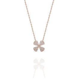 Heliophilia Silver Collar de Plata de Ley 925 Oro Rosa y Blanco